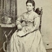 Pre-industrial woman sitting on chair