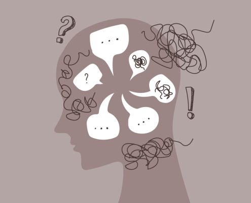 abstract fuzzy headache diagram